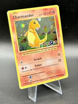 Charmander 9/108 Stamped Pokemon Toys R Us Promo 2016 Holo Bleed HP/MP - Image 1