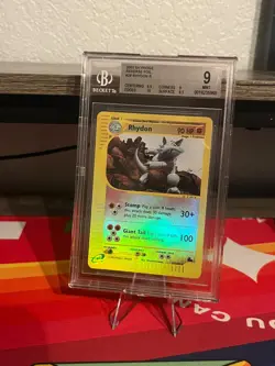 Pokemon TCG 2003 Skyridge Rhydon 29/144 Reverse Holo BGS 9 MINT - Image 2