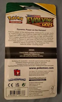 Pokemon TCG Evolving Skies Checklane Blister Pack Eevee Promo SEALED - Image 2