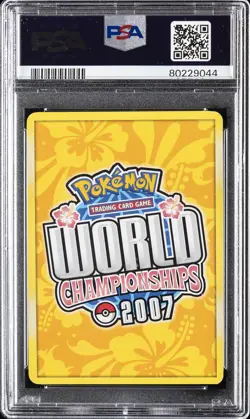 2007 POKEMON WORLD CHAMPIONSHIPS PROMO LEGEND ASCENT #97 RAYQUAZA EX PSA 8 - Image 2