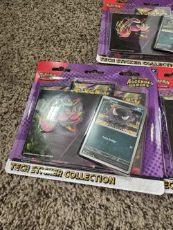 Pokemon Mega Evolution Ascended Heroes Tech Sticker Collection Lot of 5 NEW - Image 2