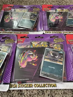 Pokemon Mega Evolution Ascended Heroes Tech Sticker Collection Lot of 5 NEW - Image 4