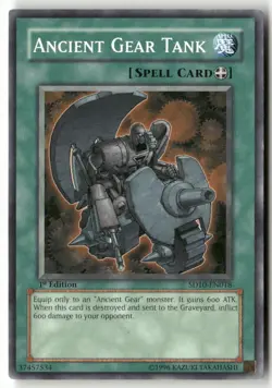 #SD10-EN018 - Ancient Gear Tank - 1st Ed WB1 C Lightly played - Image 1