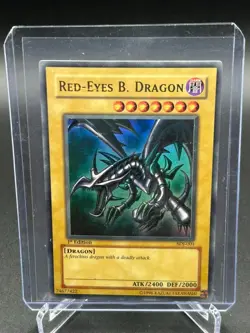 Yugioh TCG Red-Eyes B. Dragon SDJ-001 Ultra Rare 1st Edition LP - Image 1
