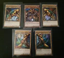 EXODIA THE FORBIDDEN ONE Complete 5 Card Set NM Yugioh! Ultra Rare - Image 1