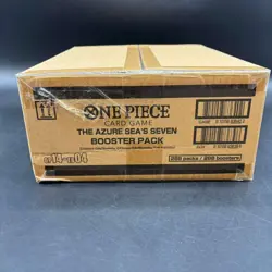 One Piece OP14-EB04 The Azure Sea's Seven English 12 Booster Box Case Sealed - Image 1