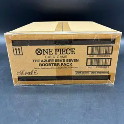 One Piece OP14-EB04 The Azure Sea's Seven English 12 Booster Box Case Sealed - Image 3