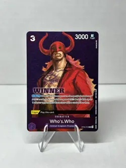 One Piece TCG • Who's.Who ST04-010 • Tournament Winner-Promo • ENG/NM - Image 1