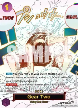 Gear Two (Alternate Art) [OP11 - OP11-080] - NM [Foil] TCG One Piece - Image 1