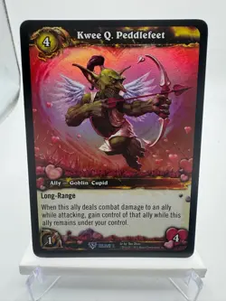 World of Warcraft TCG Foil Promo Holiday 2 2010 Kwee Q. Peddlefeet - Image 1