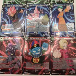 Dragon Ball Super Cards - 18x Expansion Rare Lot - ALL FOIL - NM No Duplicates - Image 3