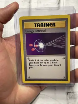 Energy Retrieval 81/102 - NM Base Set Pokemon Card Vintage Vtg Nintendo TCG - Image 1