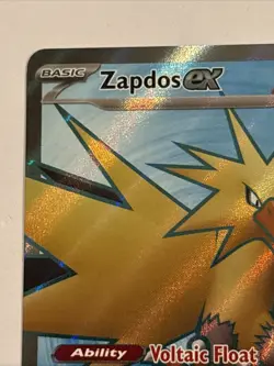 2023 Pokemon 151 Card ZAPDOS EX Full Art Foil Holo Ultra Rare 192/165 MINT - Image 2