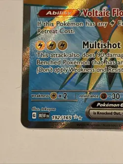 2023 Pokemon 151 Card ZAPDOS EX Full Art Foil Holo Ultra Rare 192/165 MINT - Image 5