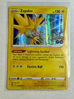 TCG Gyarados, Zapdos, Snorlax, and Blissey Pokemon Go Trading Cards - Image 3