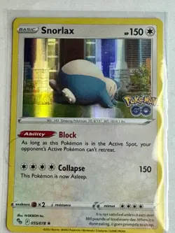 TCG Gyarados, Zapdos, Snorlax, and Blissey Pokemon Go Trading Cards - Image 5