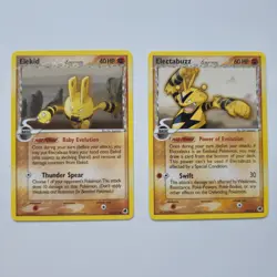 Electabuzz 29/101 and Elekid 48/101 Dragon Frontiers Pokemon TCG - 2 Cards - Image 1