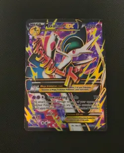 M Gallade EX Full Art Holo Mega Ultra Rare Card Roaring Skies 100/108 XY - Image 1