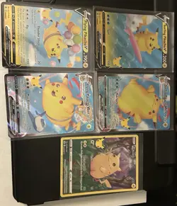 Pokemon TCG Celebrations Foil Lot 5 Cards Surfing Pikachu V VMAX Flying Pikachu - Image 3