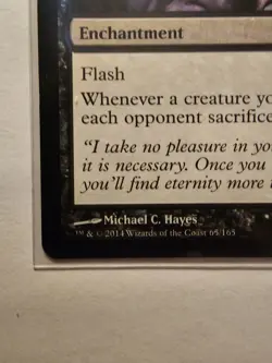 MTG - Dictate of Erebos - JOU - Rare - Card #65 - Non-Foil - Commander Staple - Image 2