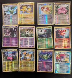 Pokemon Vintage Reverse Holo Lot Of 12 Cards - Image 1