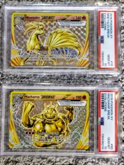2016 Pokemon TCG XY Evolutions Break PSA 10 Card Lot Machamp#60 Ninetales#16 🔥 - Image 1