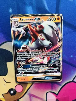 Lycanroc GX - 74/145 - Pokemon Guardians Rising Sun & Moon Ultra Rare Card NM - Image 1