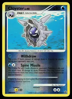 Cloyster 47/132 Uncommon Reverse Holo Secret Wonders Pokemon Card - Image 1