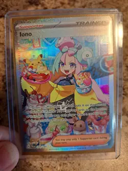 Iono 269/193 SV02: Paldea Evolved Special Illustration Rare Pokemon Card - Image 1