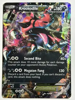 Krookodile EX XY Promos XY25 MP-HP Pokemon Card - Image 1