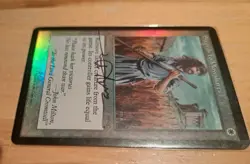 Swords to Plowshares Judge Foil DCI MTG Signed by Artist Rare - Image 2