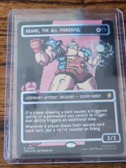 MTG Krang, the All-Powerful - Surge Foil - Borderless, NM-Mint, English Commande - Image 1