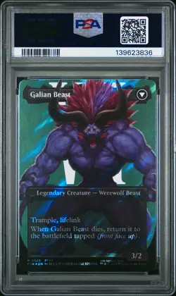 2025 MTG FINAL FANTASY #0528 GALIAN BEAST/VINCENT VALENTINE PSA 10 - Image 2