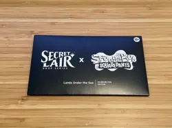 MTG Secret Lair x SpongeBob SquarePants: Lands Under the Sea Foil Edition SEALED - Image 1