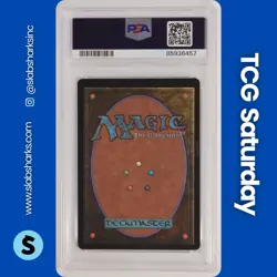 2022 MAGIC THE GATHERING BRR #100 ORNITHOPTER SCHEMATIC FOIL SERIAL /500 PSA 8 - Image 2