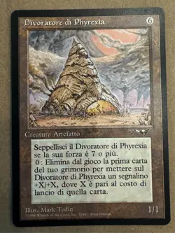 MTG Phyrexian Devourer LP Italian Alliances. Magic the Gathering - Image 1