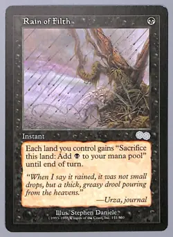 Rain of Filth - 151 - Urza's Saga (USG) MTG - Image 1