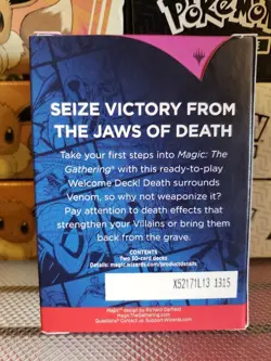 Magic: The Gathering Marvel's Spider-Man Welcome Deck (Black) BRAND NEW SEALED - Image 2