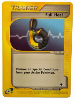 Full Heal - 154/165 Expedition 2002 - E Reader WOTC Pokemon - NM - Image 1