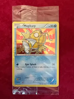 Pokemon TCG Sealed Magikarp Holo XY143, Black Star Promo (NM) - Image 1
