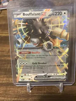 Pokemon TCG White Flare 077/086 - Bouffalant ex - Holofoil Double Rare NM - Image 1