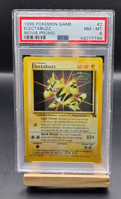 1999 Pokemon Game Movie Promo Electabuzz PSA 8 NEAR MINT - MINT - Image 1