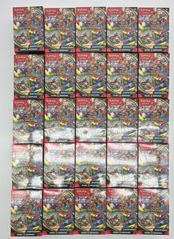 Lot of (25) Pokemon TCG Mega Evolution Booster Bundle Boxes Sealed - Image 1