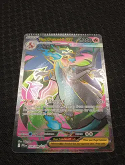 Crimp Error Card Mega Charizard X ex 109/094 Full Art Pokemon Phantasmal Flames - Image 1