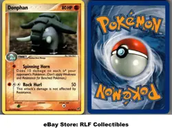 2005 Pokemon, EX Deoxys, #30/107 Donphan, Uncommon (b) - Image 1