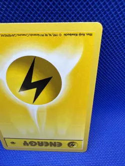 Pokemon Base Set 1st Edition Common Lightning Energy 100/102 - Image 5