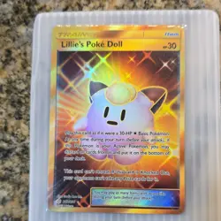 Pokemon Lillie's Poke Doll 267/236 Sm-Cosmic Eclipse Secret Rare Holo English - Image 1