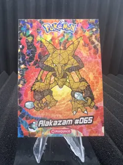 Alakazam #65 - Cracked Ice Holo - Crystal Collection 2024 - Pokemon Card - Image 1
