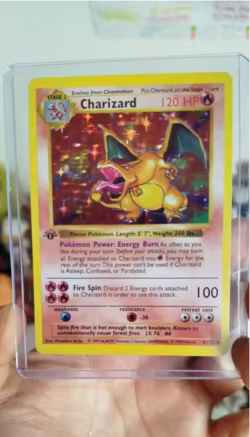 pokemon 1st Edition Charizard BASE SET HOLO 1996. - Image 2