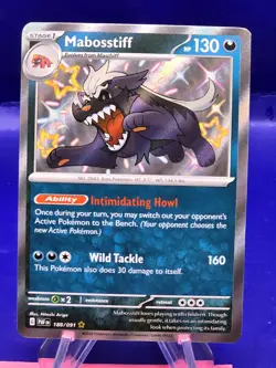 Pokemon TCG - Mabosstiff - 188/091 - SV: Paldean Fates - Near Mint/Mint - Image 1
